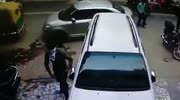 A petrol pump owner is shot while trying to resist a cash robbery