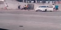 Violent robbery of a tourist in Brazil
