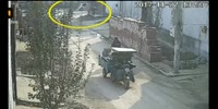 Man steals a woman's earrings right off her ears