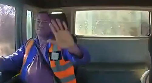 Dashcam Captures Company Truck Robbery In South Africa