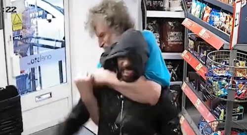 Older Man Stops Armed Robber in the UK