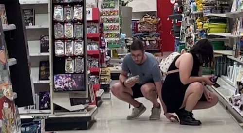 Caught in the act!