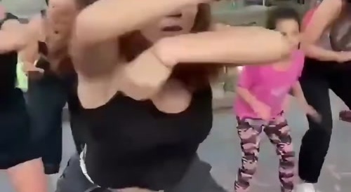 feminist protest against milei, trump, and elon musk