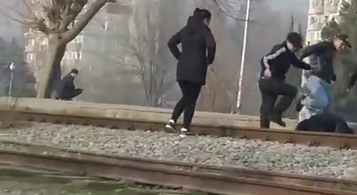 Kazakh gang ambush