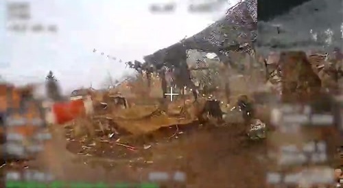 POV vs Ukr infantry