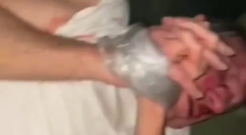 Grandpa Pedo Gets Tied Up And Beat