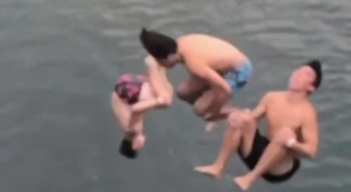 Chest bone break dive