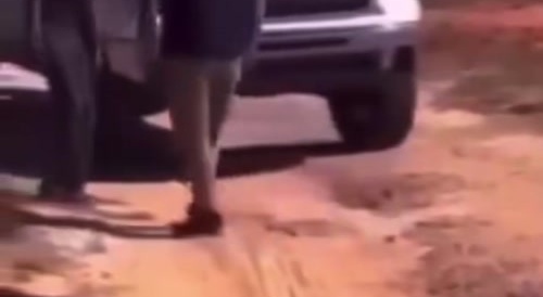 Hillbilly Father Whips Daughter's Boyfriend with a Leather Belt