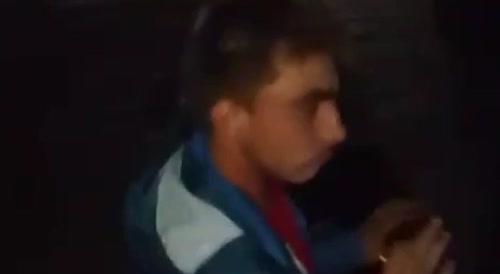 Romanian skins beat up a homeless gypsy