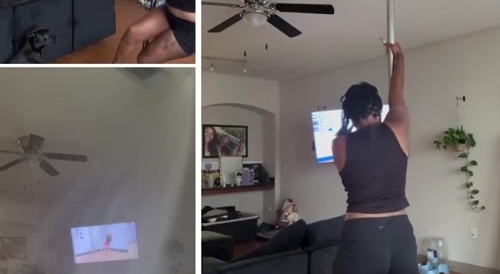 Ratchet Pole Dancer Causes Water Damage