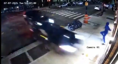 Road Ragers Almost Kill Pedestrian