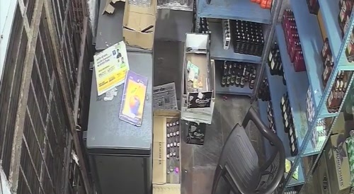 ghetto liquor shop raided by a leopard