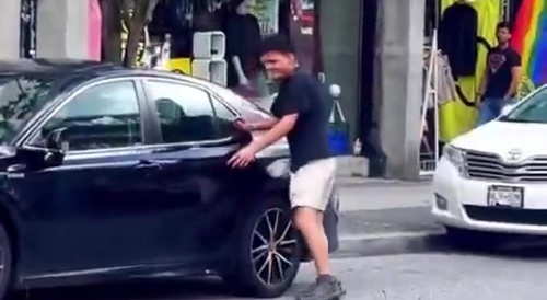 Drunk Driver is Too Wasted To Stand Up... or Sit Down